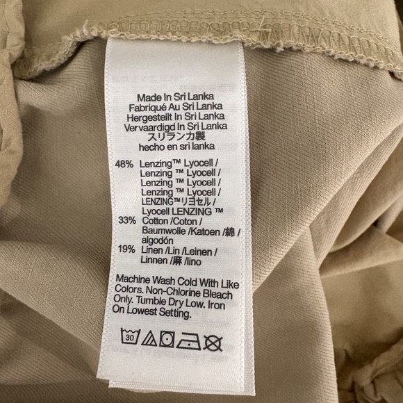 Madewell Pull-On Straight Pants in Drapey Twill - Vintage Khaki, L - Picture 8 of 8